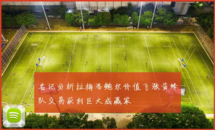名记分析拉梅洛鲍尔价值飞涨黄蜂队交易获利巨大成赢家
